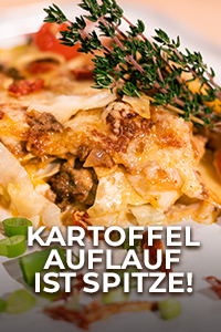 Kochen mit Anixe Kartoffelauflauf ist „Spitze“